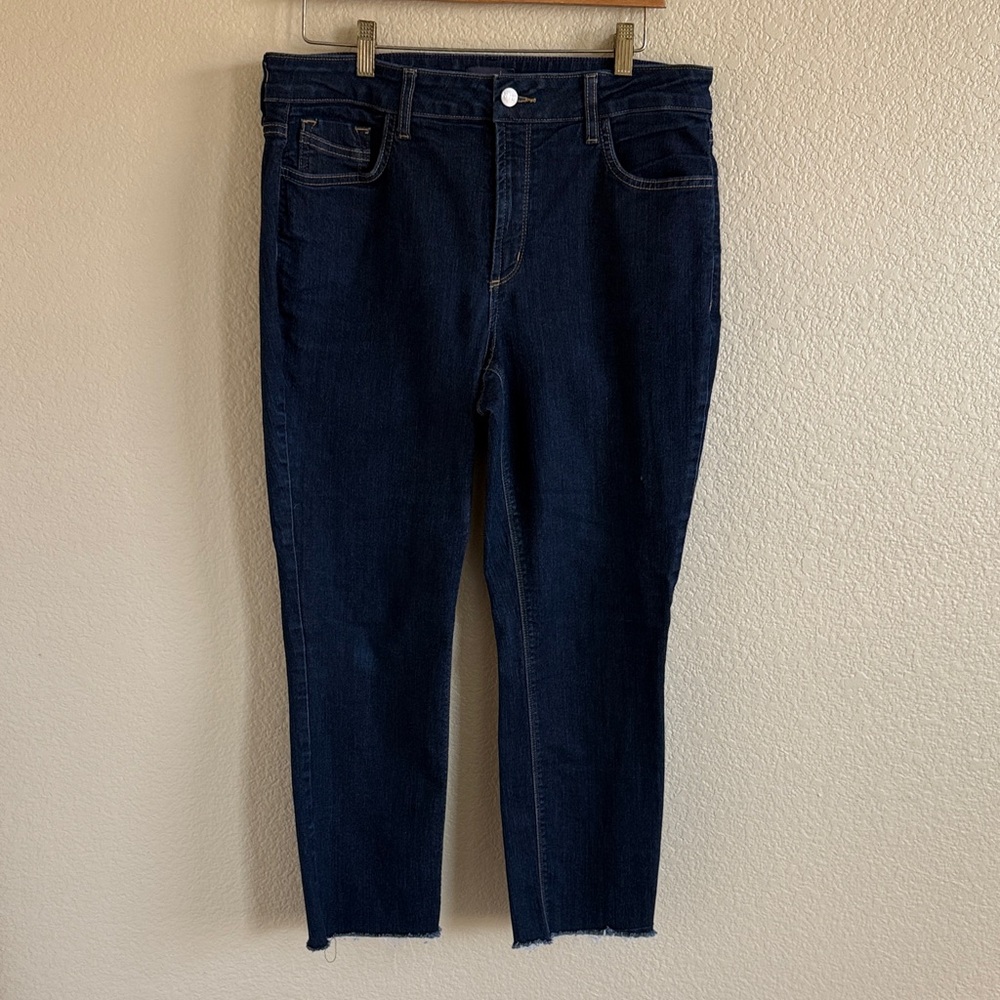 Dark Blue NYDJ Cropped Women's Jeans